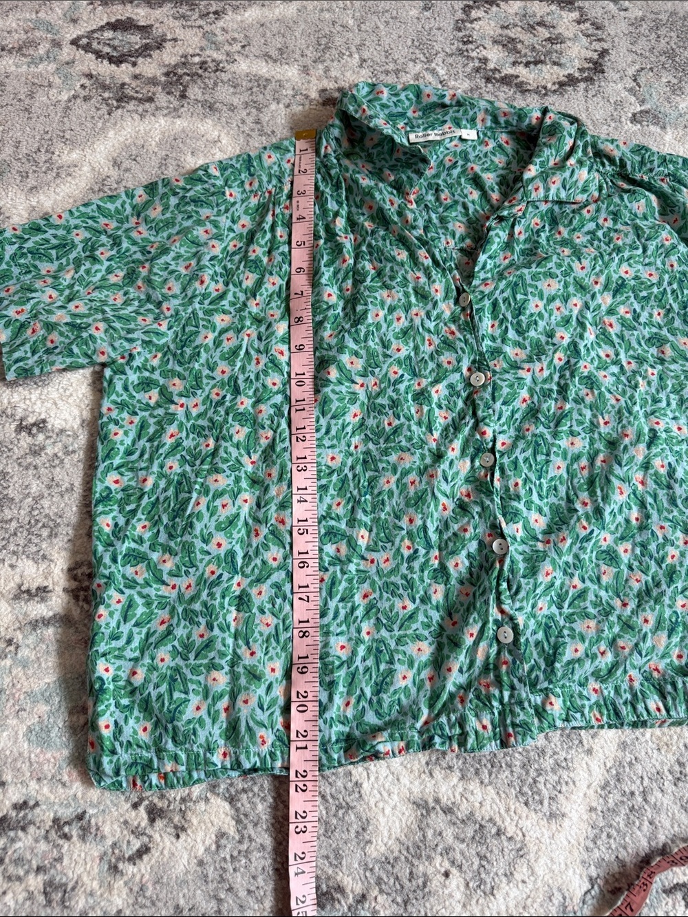 Roller Rabbit Floral Button Down - Picture 8 of 11